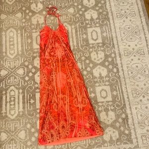 Coral Maxi Dress